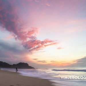 FOTOS DEL ATARDECER EN LA PLAYA - NUBES DEL CIELO Y HORA DORADA - SAN PANCHO, NAYARIT. MÉXICO