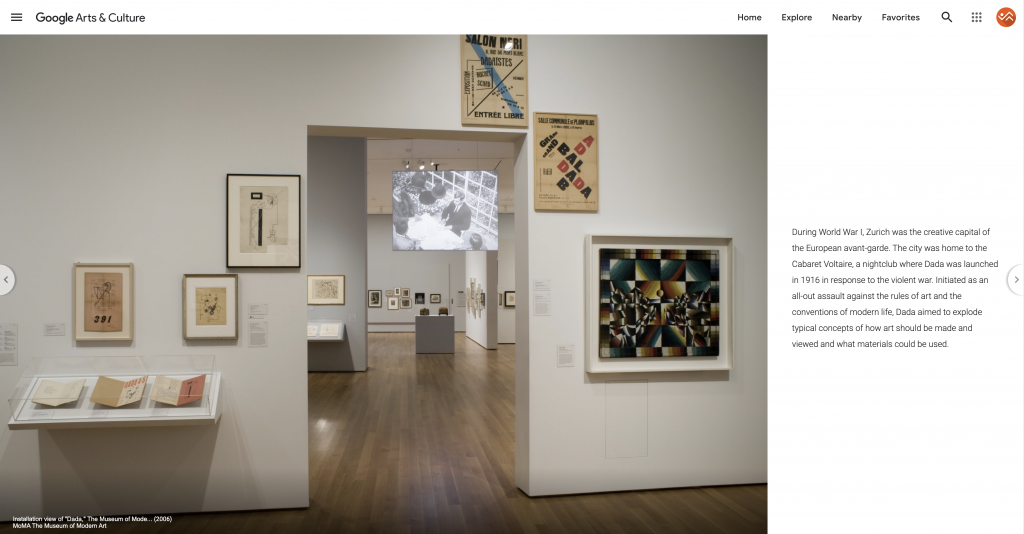 Recorrido Virtual de Google por el Museo de Arte Moderno en Nueva York