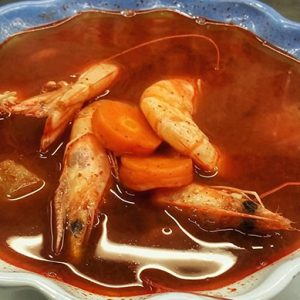 Caldo de camarones en acapulco - Sopa de mariscos