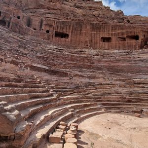 Teatro en Petra, Jordania